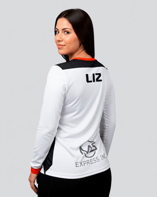 PLAYERA MANGA LARGA DAMA - UNIFORMES DIEGSA