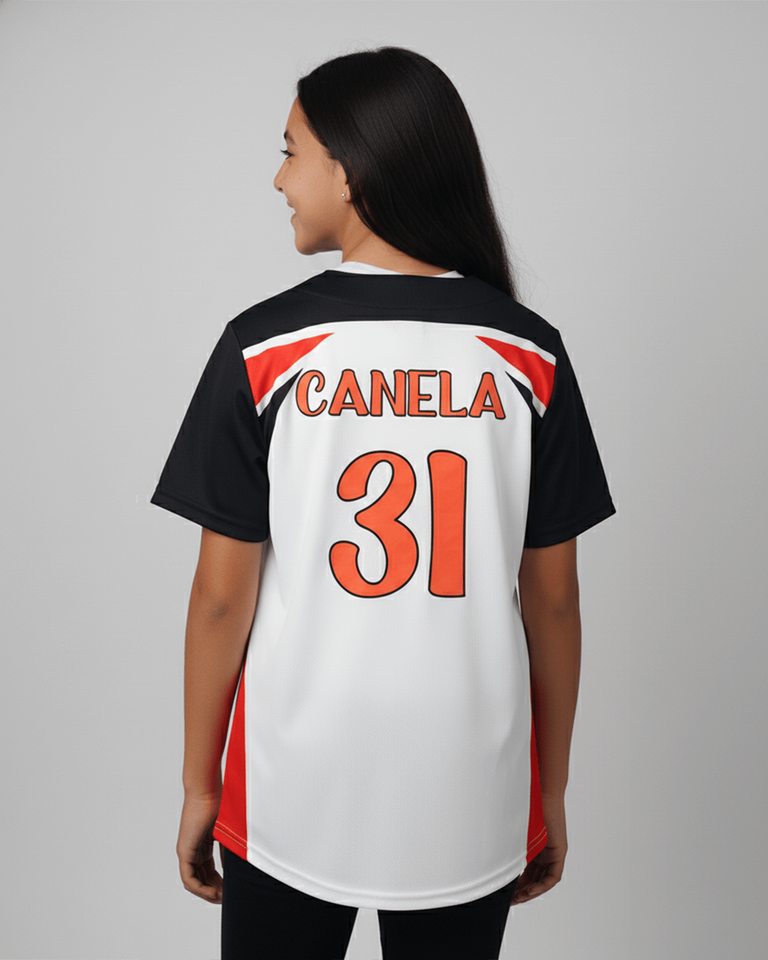 PLAYERA BEISBOLERA 2 BOTONES INFANTIL - UNIFORMES DIEGSA