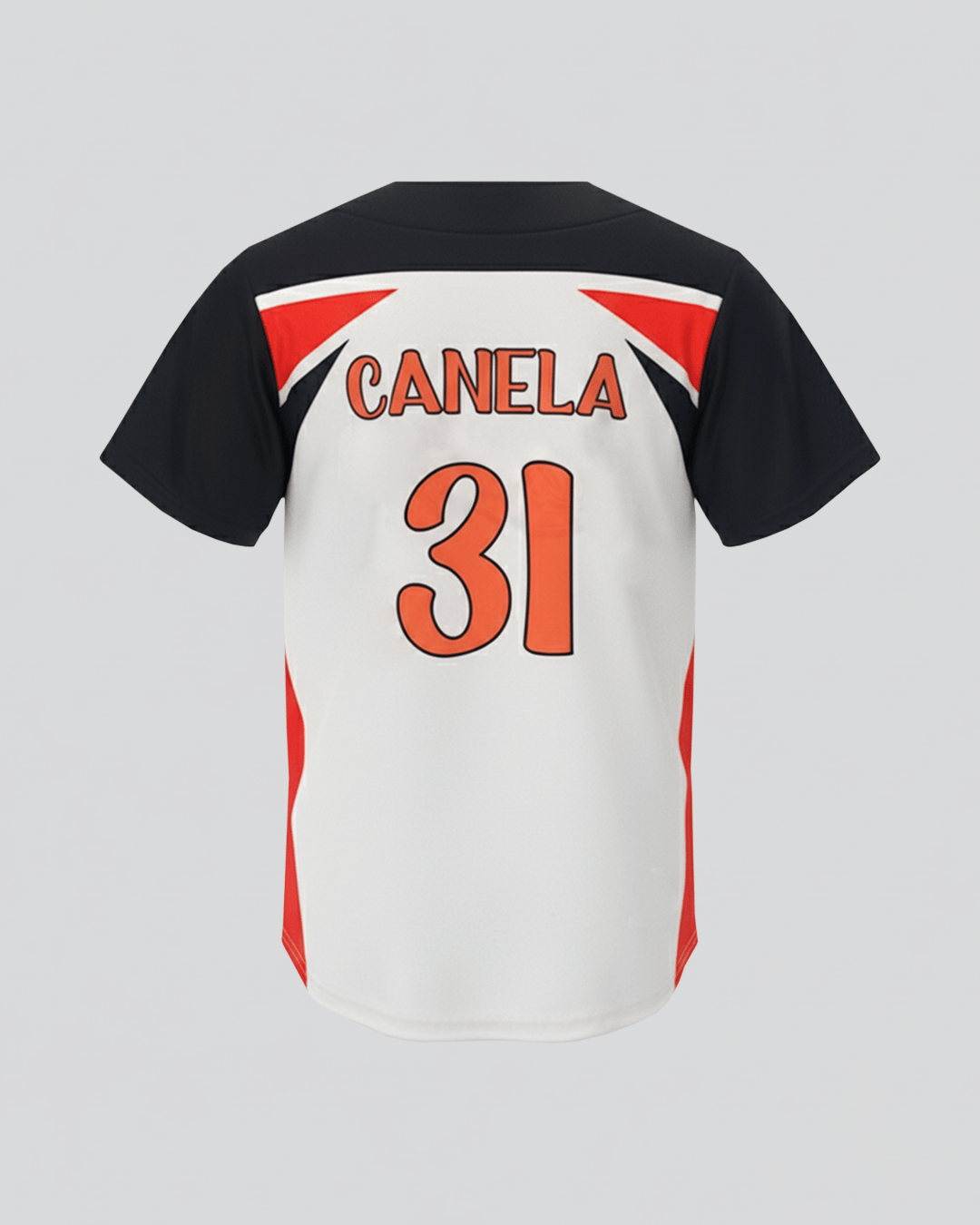 PLAYERA BEISBOLERA 2 BOTONES INFANTIL - UNIFORMES DIEGSA