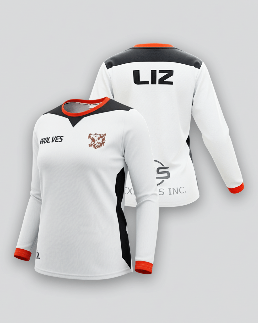 PLAYERA MANGA LARGA DAMA - UNIFORMES DIEGSA