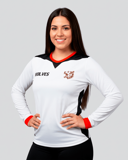 PLAYERA MANGA LARGA DAMA - UNIFORMES DIEGSA
